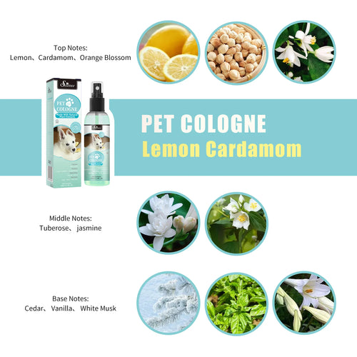 100ml Cruelty-Free Pet Perfume Odor Eliminator Cologne Spray Scented