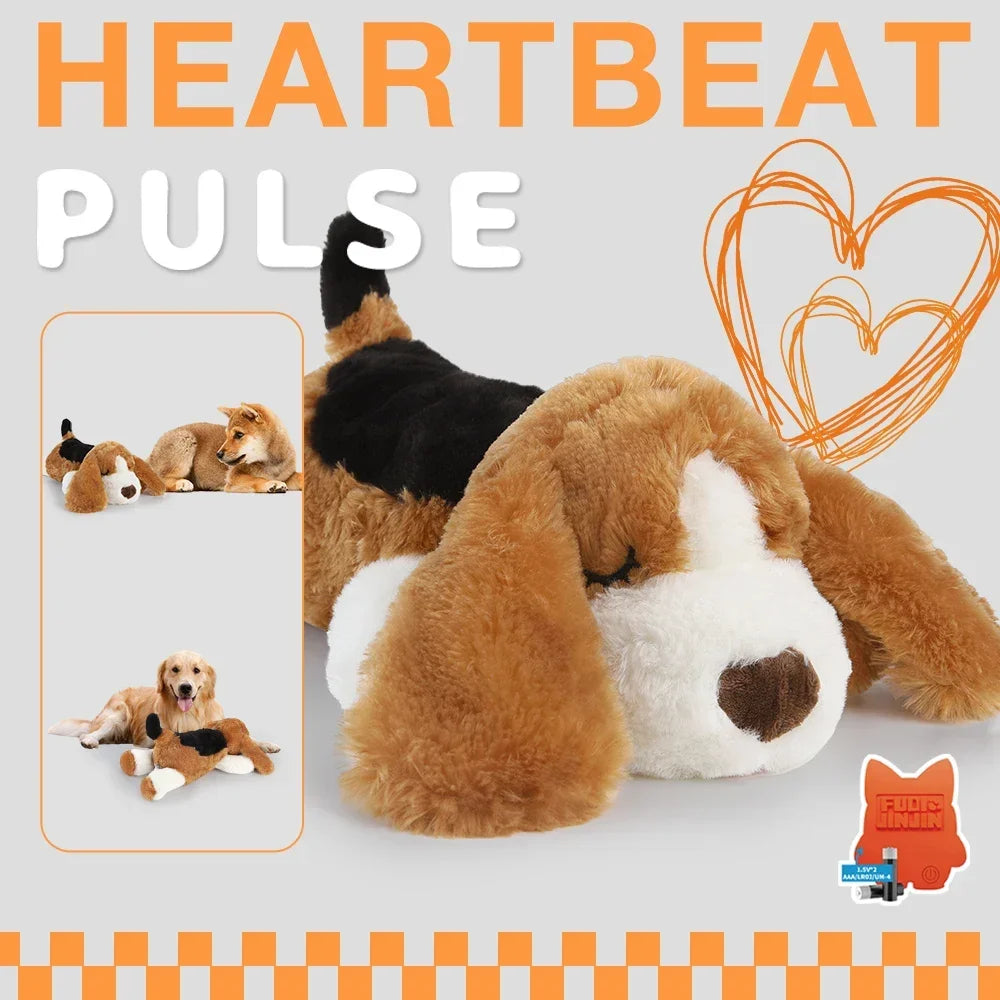 Plush Puppy with Heartbeat
