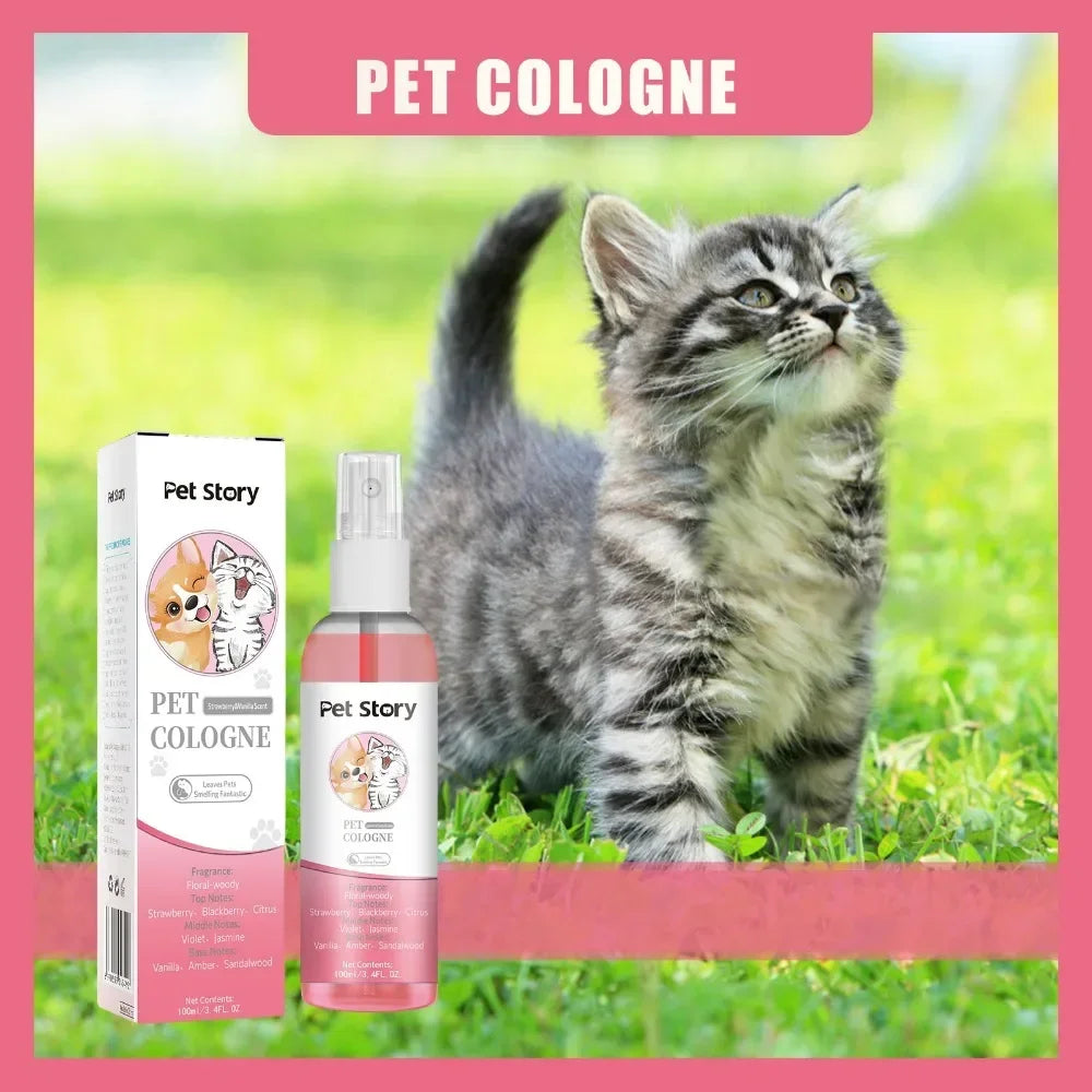 100ml Cruelty-Free Pet Perfume Odor Eliminator Cologne Spray Scented