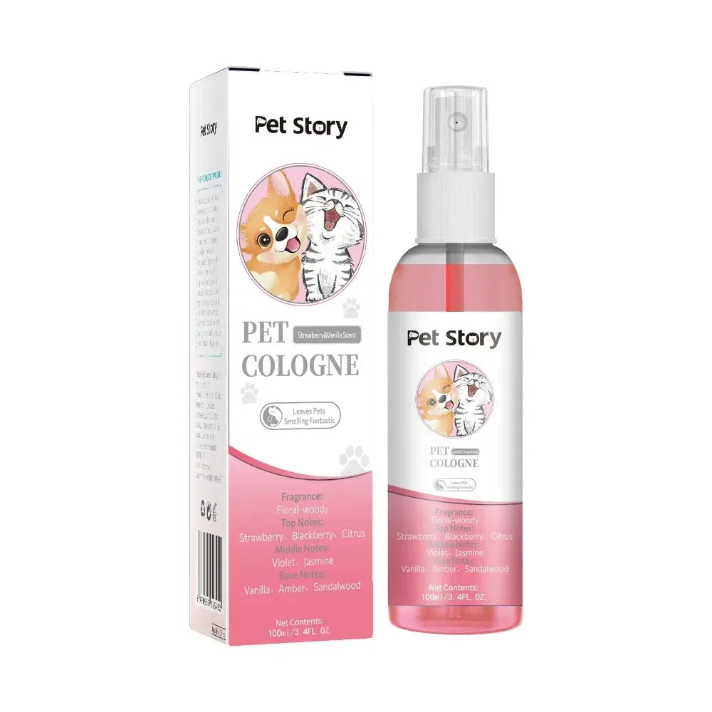100ml Cruelty-Free Pet Perfume Odor Eliminator Cologne Spray Scented