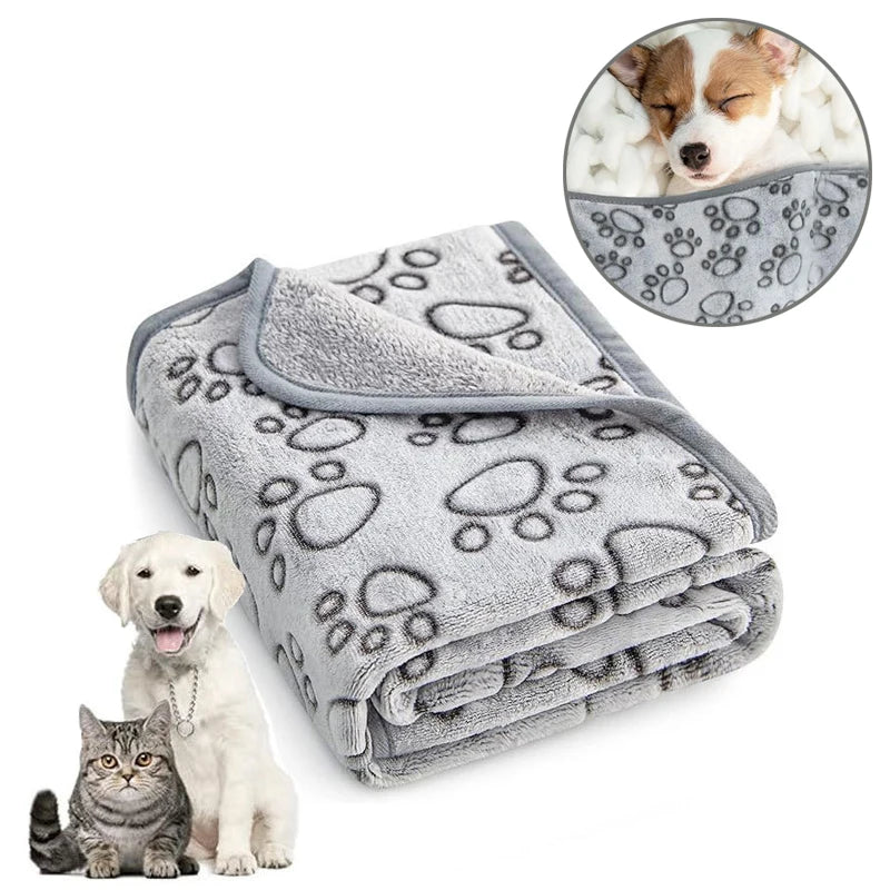 Soft Fluffy Pet Blanket Washable