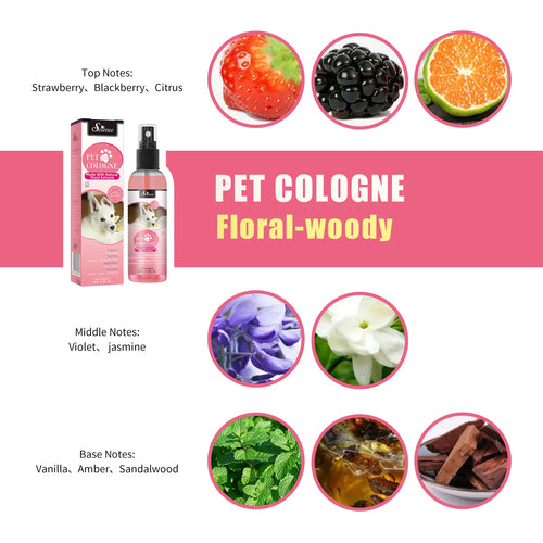 100ml Cruelty-Free Pet Perfume Odor Eliminator Cologne Spray Scented