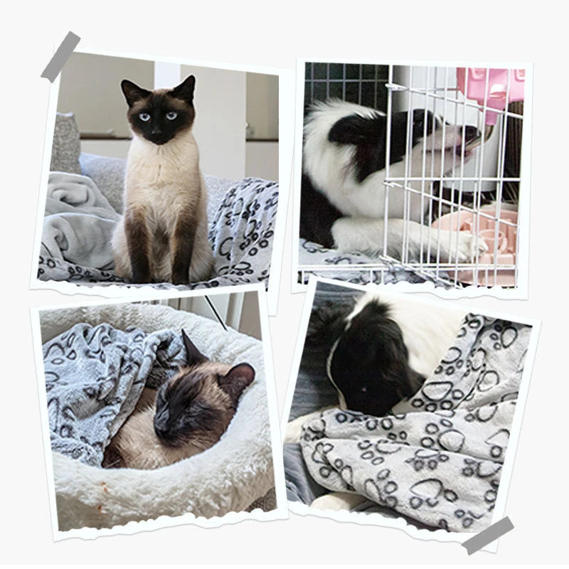 Soft Fluffy Pet Blanket Washable