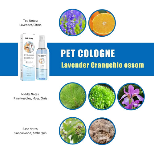 100ml Cruelty-Free Pet Perfume Odor Eliminator Cologne Spray Scented