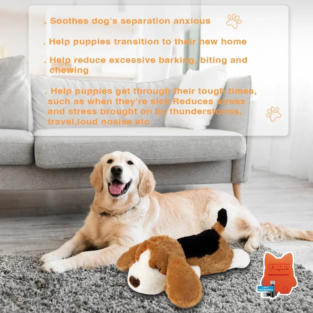 Plush Puppy with Heartbeat