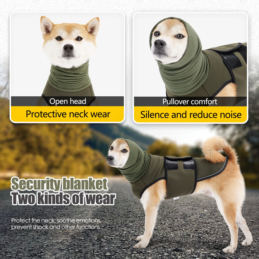 Dog Anxiety Vest and Coat-Keep Pet Calm, Dog Jacket for Thunder,