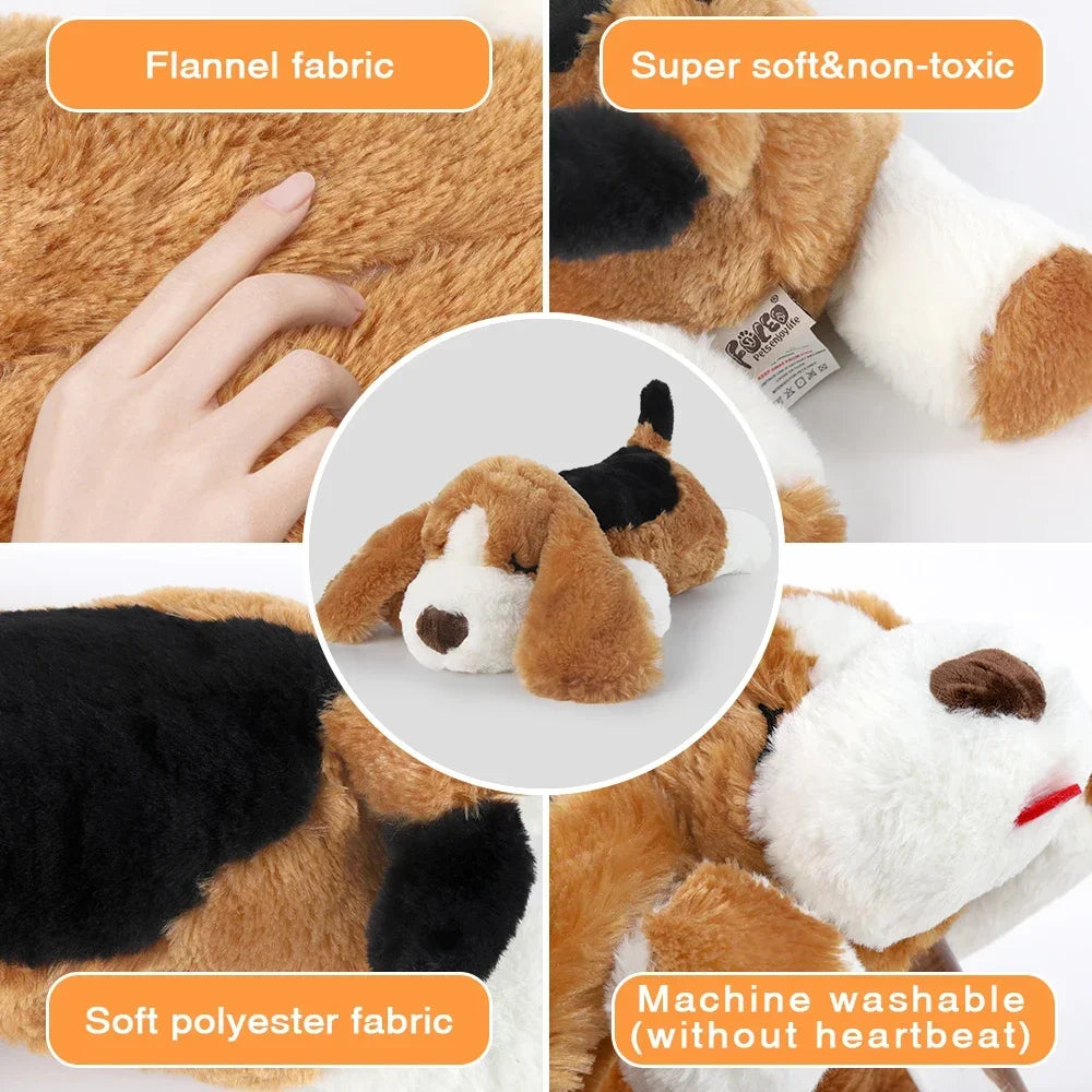 Plush Puppy with Heartbeat