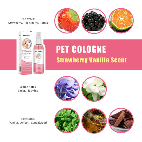 100ml Cruelty-Free Pet Perfume Odor Eliminator Cologne Spray Scented