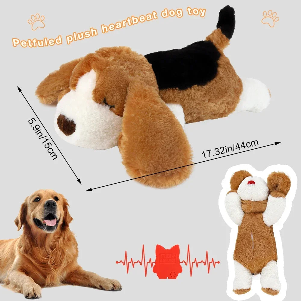 Plush Puppy with Heartbeat