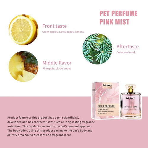 100ml Cruelty-Free Pet Perfume Odor Eliminator Cologne Spray Scented