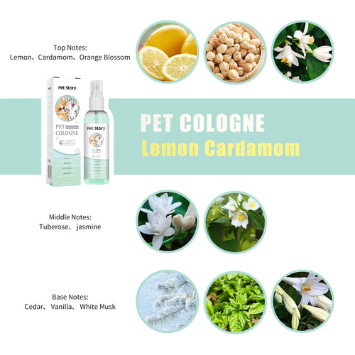 100ml Cruelty-Free Pet Perfume Odor Eliminator Cologne Spray Scented
