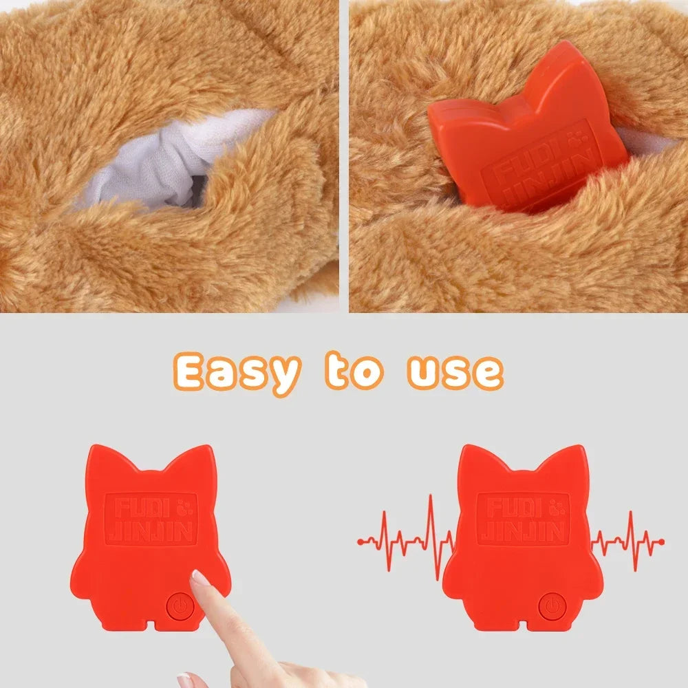 Plush Puppy with Heartbeat