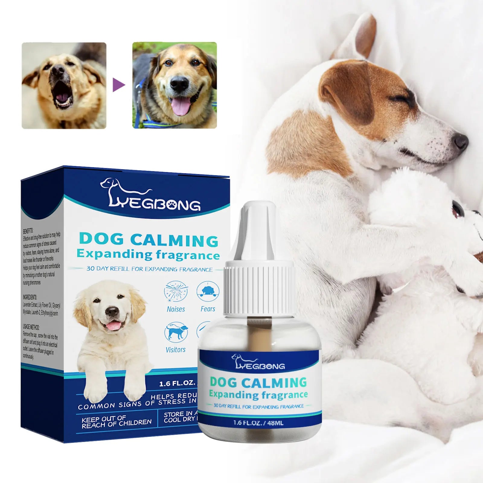 Dog Calming Liquid Noise Reduction Anti Anxiety