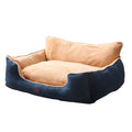 Luxury High-Back Calming Dog Bed with Plush Support