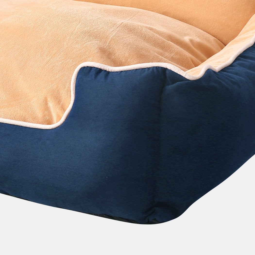 Luxury High-Back Calming Dog Bed with Plush Support