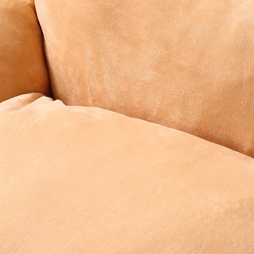 Luxury High-Back Calming Dog Bed with Plush Support