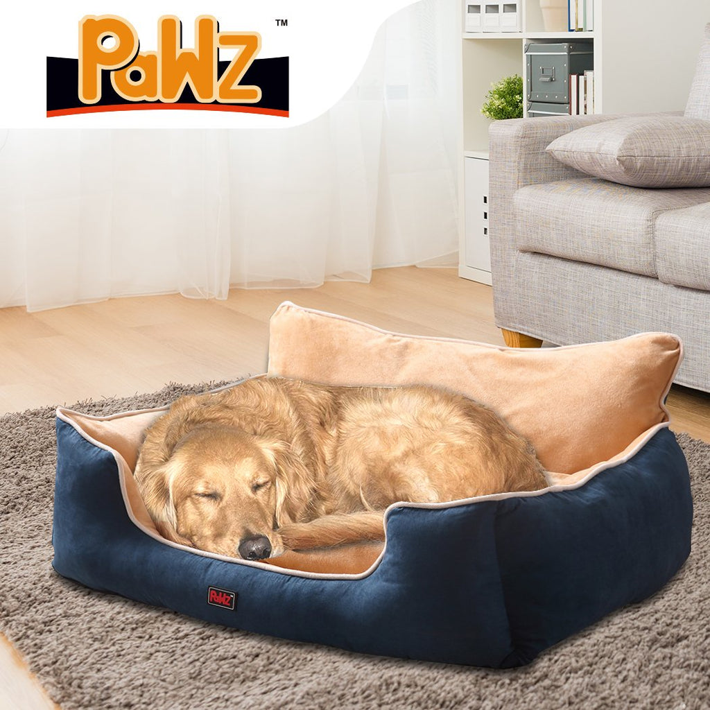 Luxury High-Back Calming Dog Bed with Plush Support