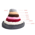 Calming Dog Beds Soft Plush Round
